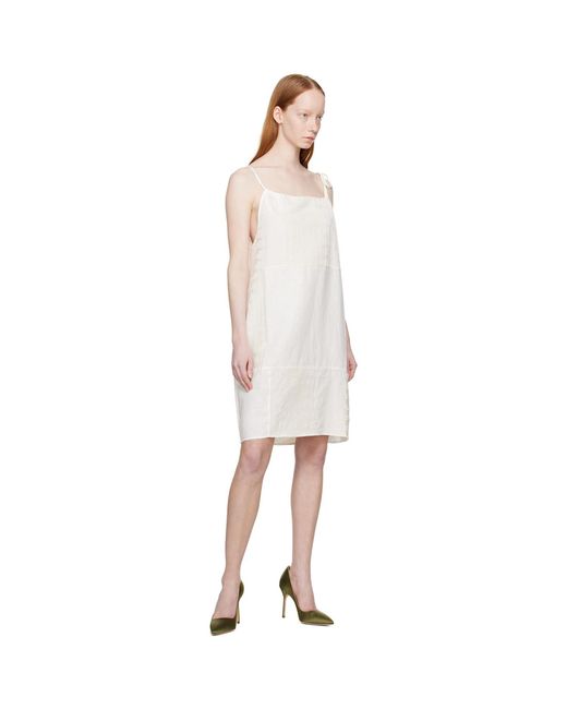 Wynn Hamlyn Black Off- Patchwork Minidress