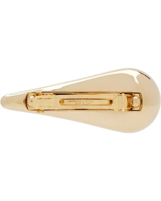 Bottega Veneta Black Drop Barrette