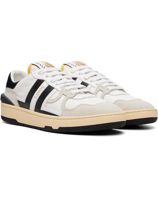 Lanvin White Clay Sneakers for men