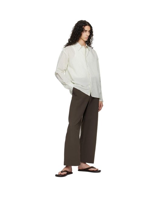 Studio Nicholson Black Levy Trousers for men