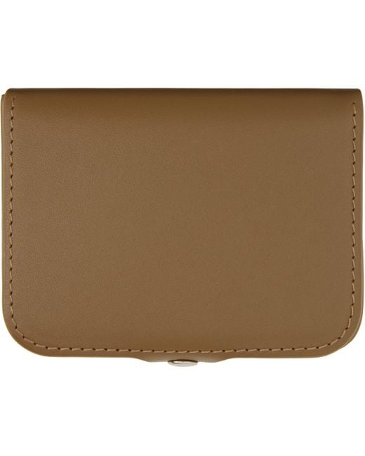 A.P.C. Natural Josh Coin Wallet for men