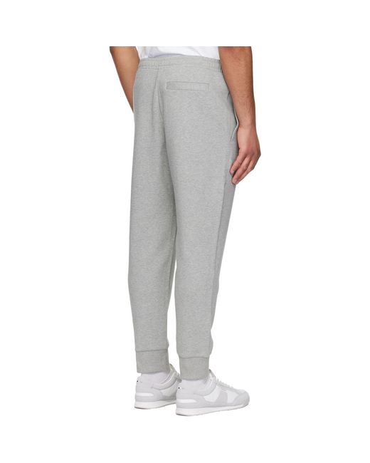 Boss Multicolor Stretch-Cotton Logo Detail Sweatpants for men