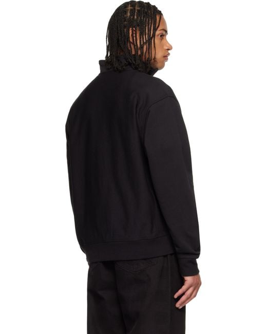 Carhartt Black Half Zip American Script Sweatshirt for men
