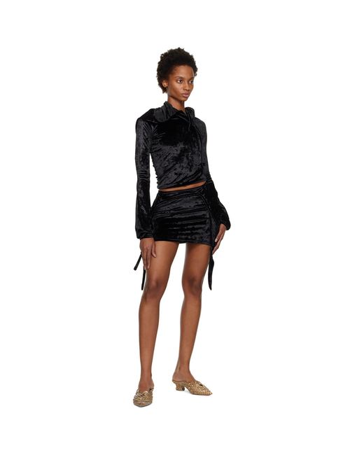 OTTOLINGER Black Layered Miniskirt