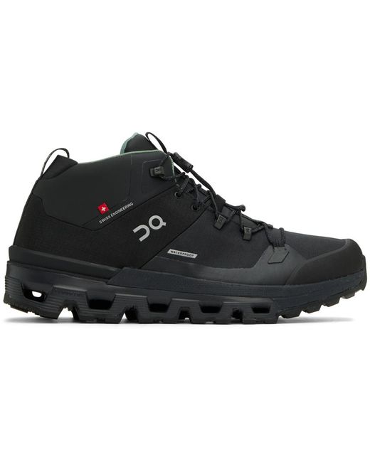 On Shoes Black Cloudtrax Sneakers for men