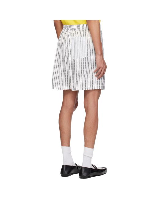 Jacquemus White 'The Caleçon Boxer' Shorts for men