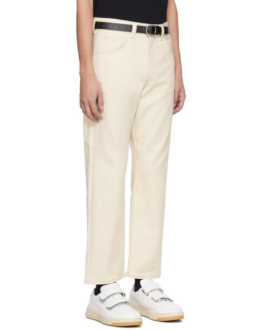 Acne Natural Off-white 1950 Jeans for men
