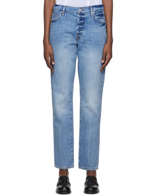 FRAME Denim 'le Slouch' Jeans in Blue | Lyst