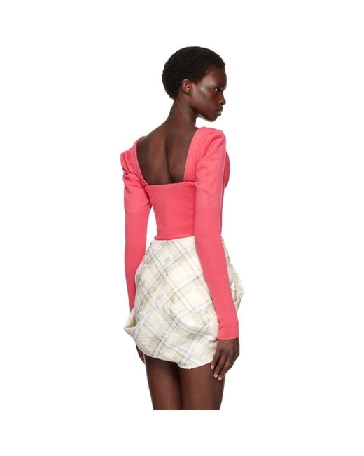 Vivienne Westwood Red Bea Corset Cardigan
