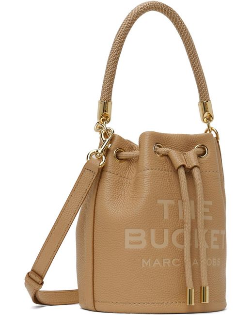Marc Jacobs Natural Beige 'the Leather Bucket' Bag