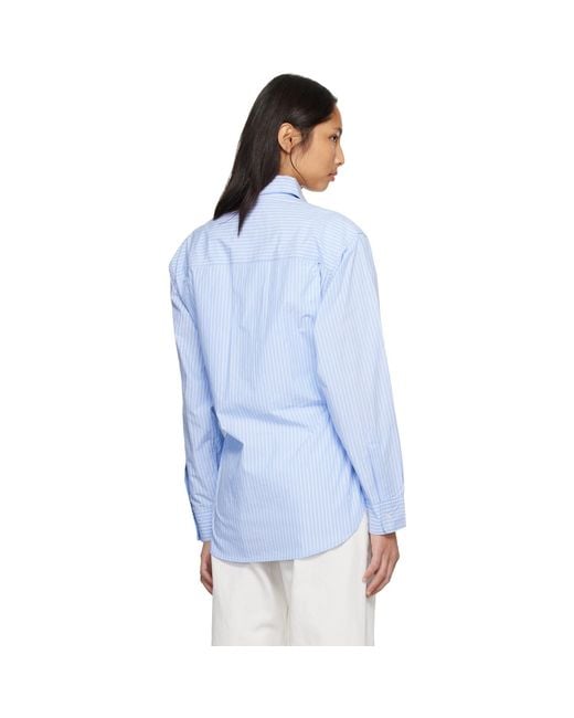 Agolde Blue Cinch Shirt