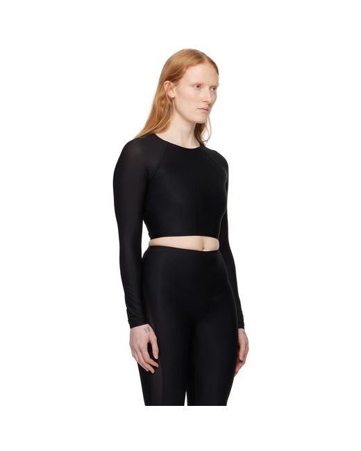 Wolford Black Active Flow Top