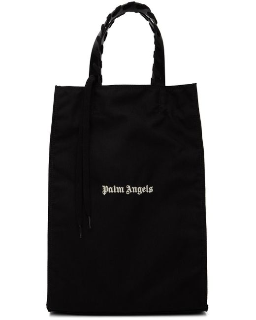 メンズ Palm Angels ロゴ トートバッグ Black