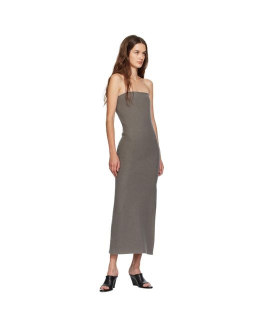 Rier Black Walker Bustier Midi Dress