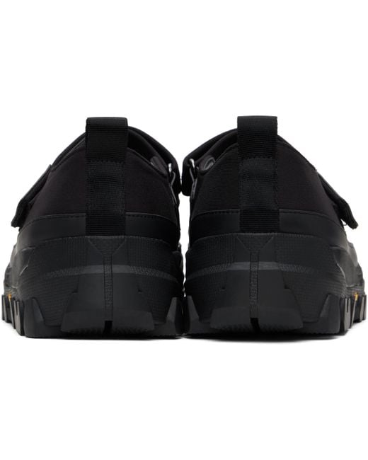 Amomento Women's Black Vibram Mary Jane Ballerina Flats