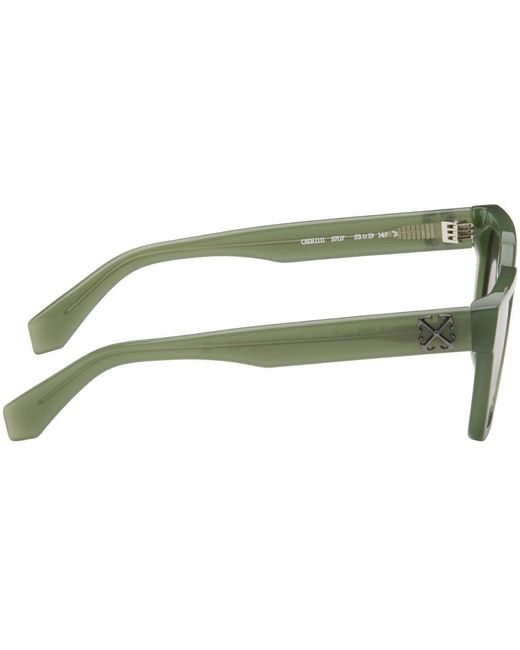 Off-White c/o Virgil Abloh Multicolor Green Branson Sunglasses for men