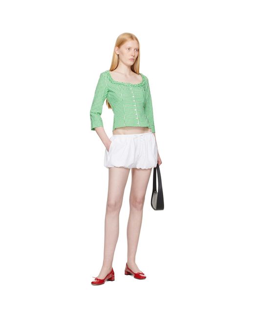 Sandy Liang Black Kayo Shorts