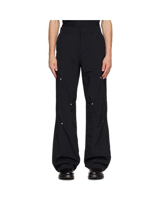 HELIOT EMIL Black Vox Trousers for men