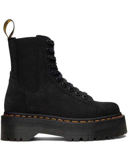Dr. Martens Suede Jadon Boots in Black | Lyst UK