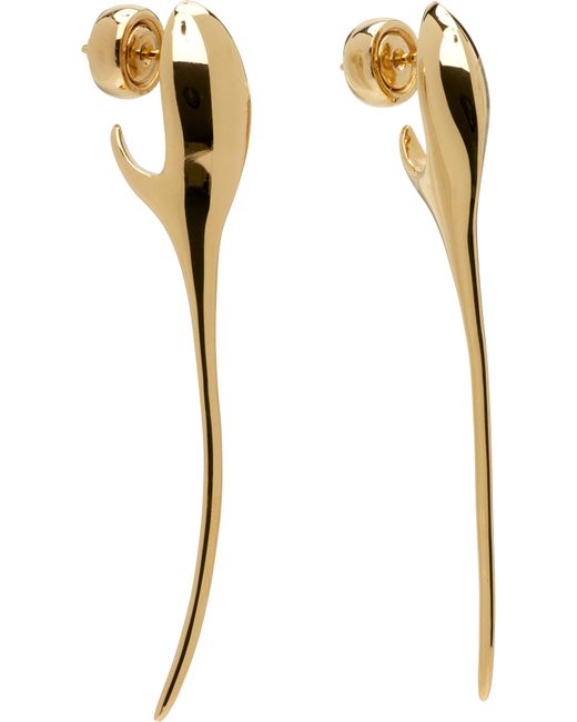 Givenchy Black Maple Seed Earrings