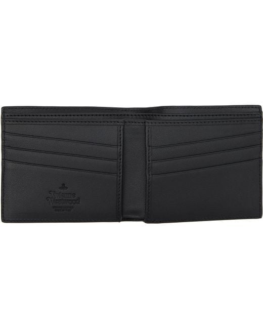 Vivienne Westwood Black Bifold Wallet for men