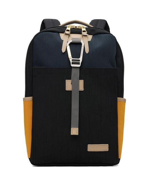 Master Piece Black Link Backpack for men