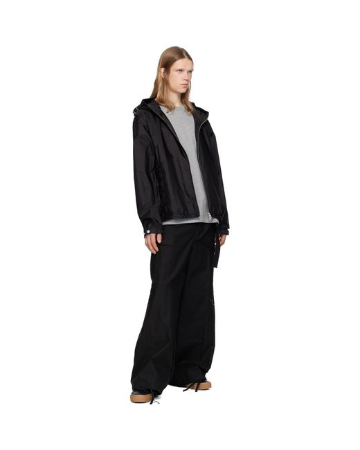 Moncler Black Remoray Hooded Jacket for men