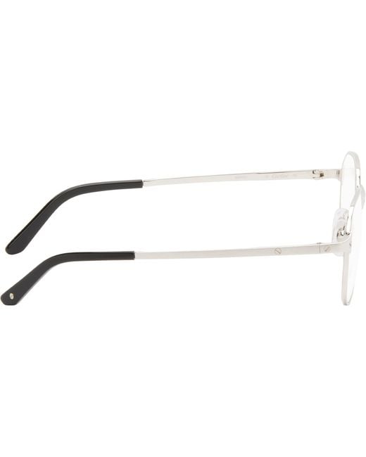 Cartier Black 'Santos De Glasses for men