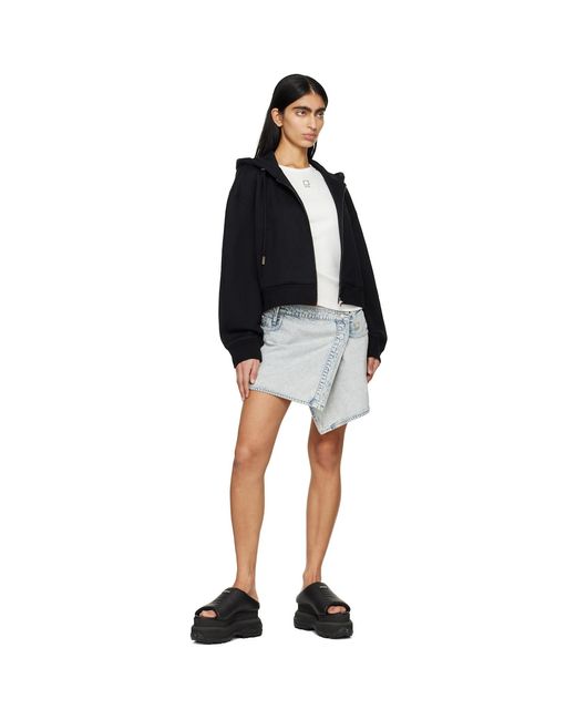 Wooyoungmi Multicolor Blue Wrap Miniskirt