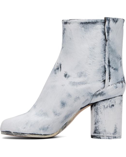 Maison Margiela Gray Tabi Bianchetto Boots