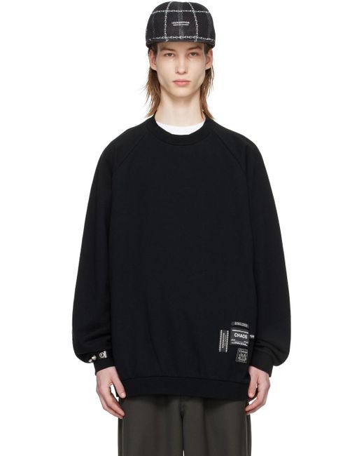 Undercover Black Patches Sweatshirt for men
