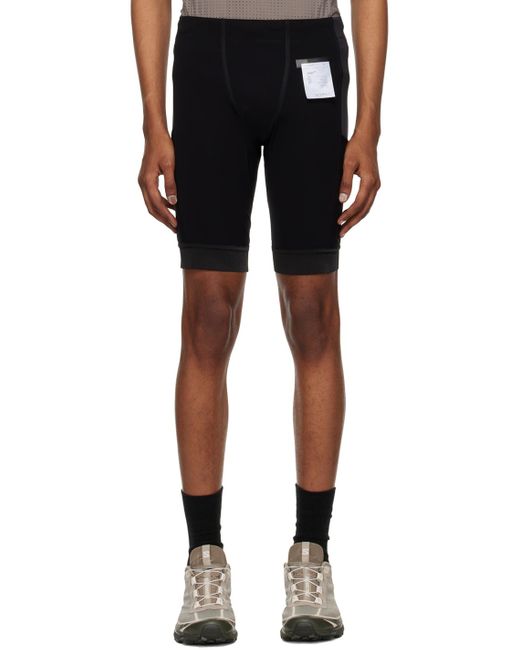 Satisfy Black Cargo Shorts for men