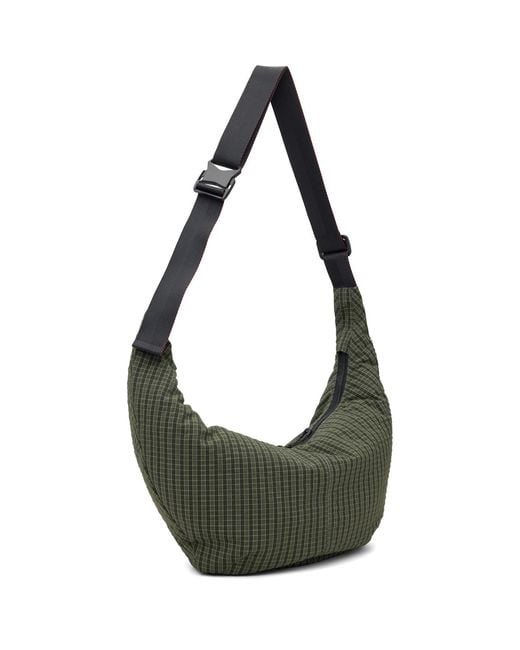 Comme des Garçons Black Grid Check Pattern Bag for men