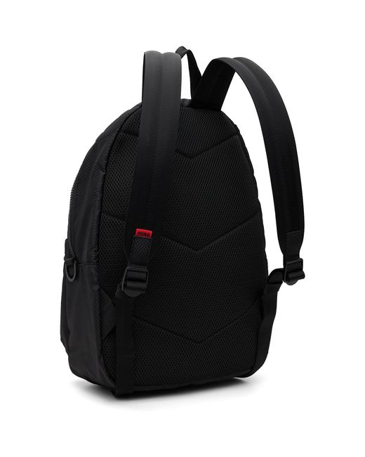 HUGO Black Ripstop Backpack for men