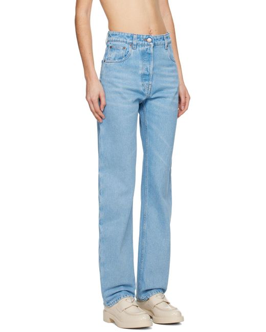 Prada Blue Five-pocket Jeans