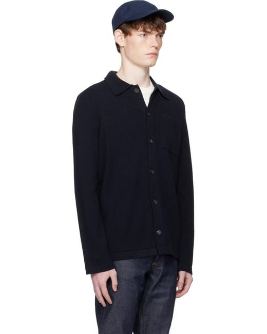 A.P.C. Black Matti Cardigan for men