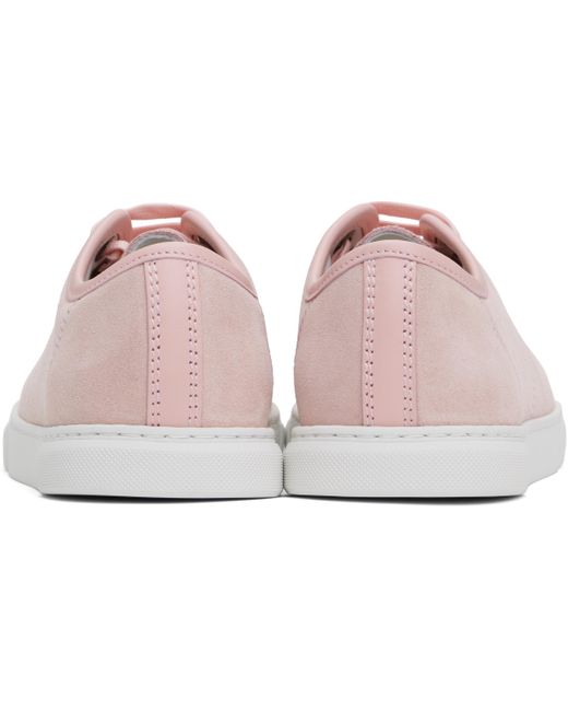 Lanvin Black Dbb1 Leather & Suede Sneakers