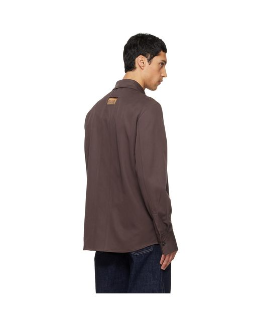 NULLUS Purple Violin Shirt for men