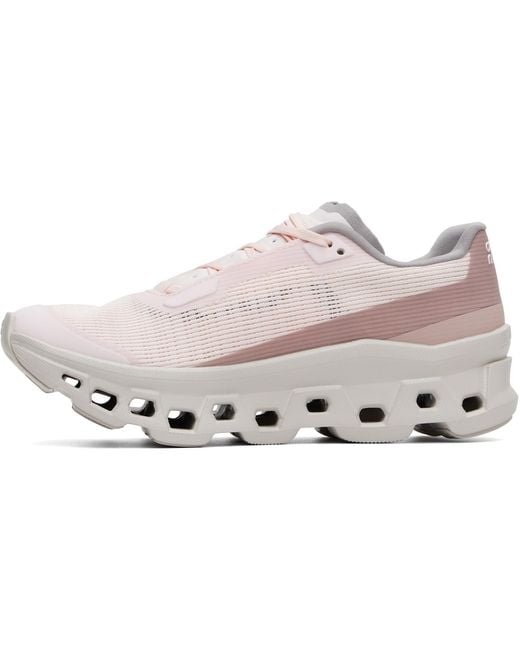 On Shoes Pink Cloudmster Void Sneakers