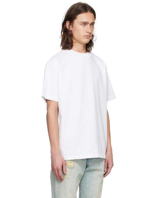 T-shirt alias blanc 424 pour homme en coloris White