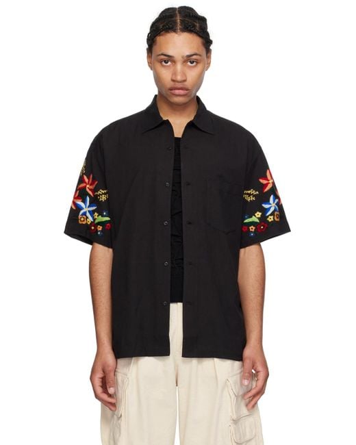 YMC Black Idris Shirt for men