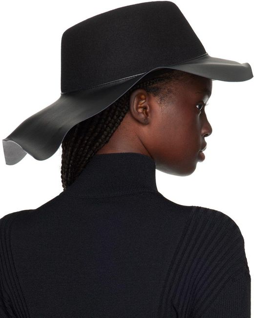 Issey Miyake Black Square Hat Lyst