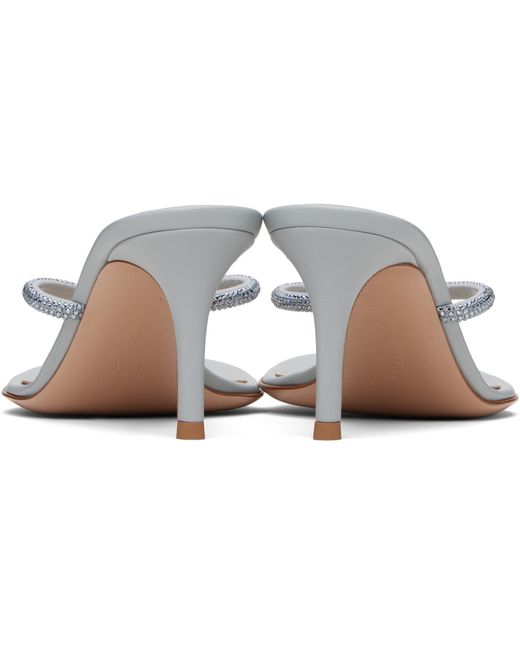 Gianvito Rossi Black India Thong 70 Heeled Sandals