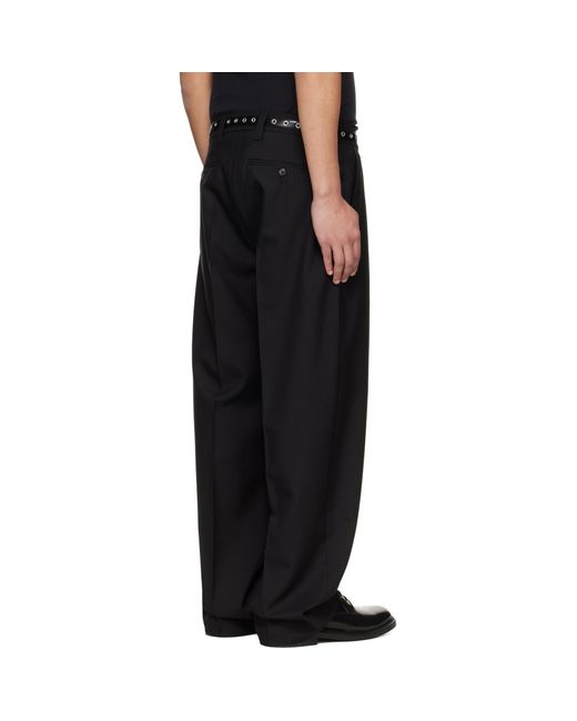 mfpen Black Service Trousers for men
