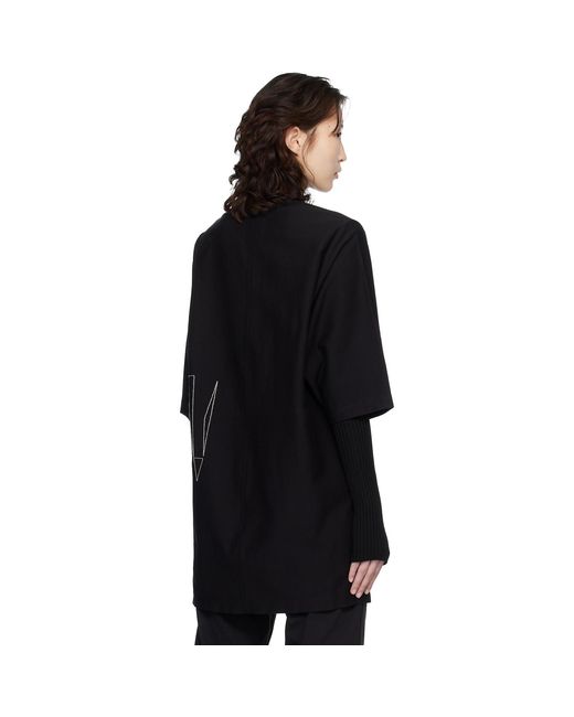 Rick Owens Black Moncler + Jumbo Ss T-Shirt