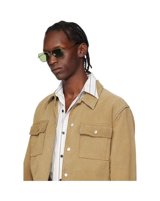 Retrosuperfuture Green Balarm Sunglasses for men