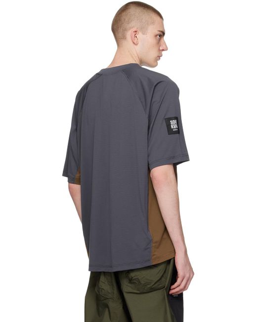 T-shirt gris et brun édition the north face - soukuu Undercover pour homme en coloris Blue