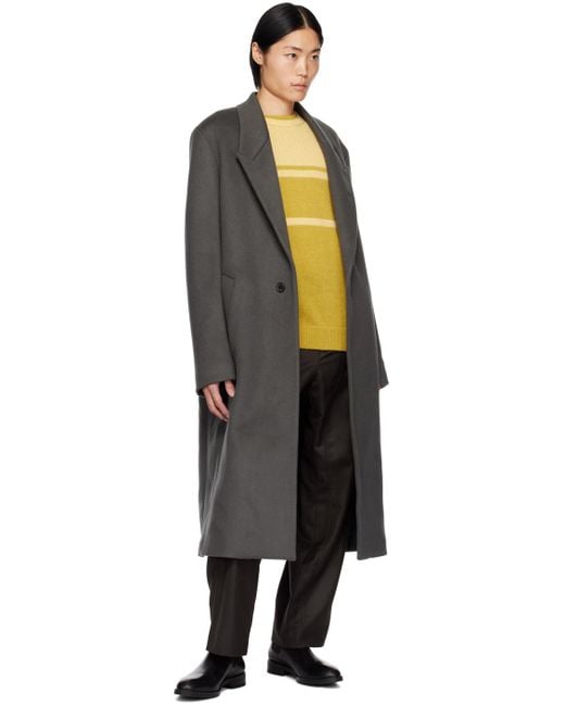 Paul Smith Black Gray Commission Edition Coat for men