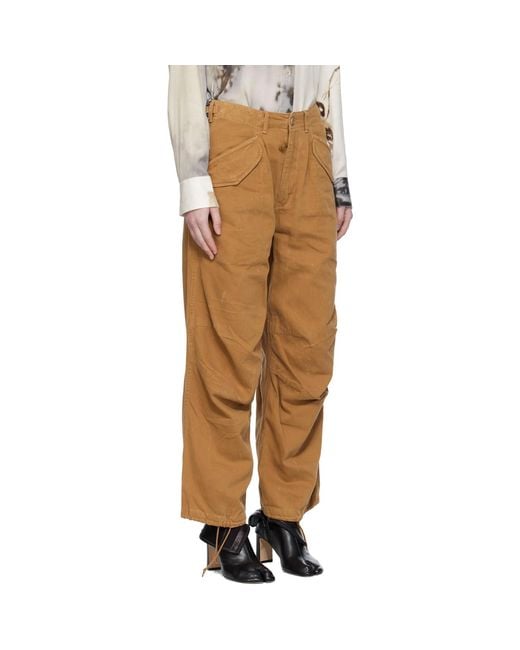 R13 Natural Tan Military Trousers