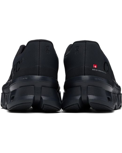 On Shoes Black Cloudmster Sneakers for men